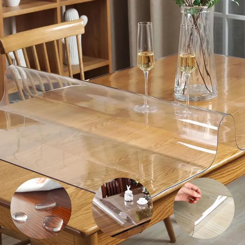10x Toalha De Mesa 1,00 X 1,40 Plástico Impermeável Pvc Cor