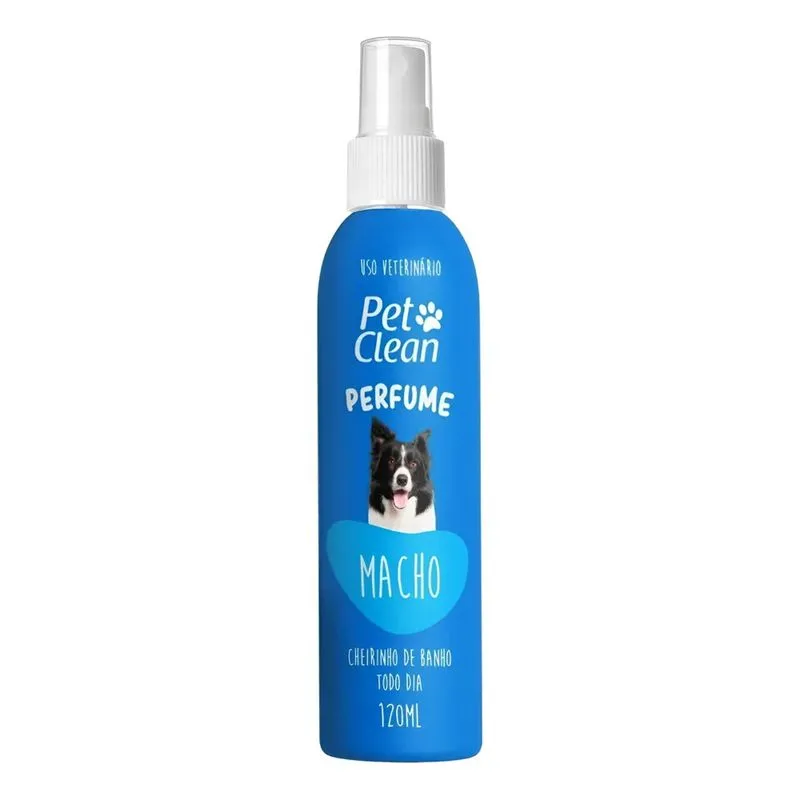 Perfume Macho Spray Para Cães E Gatos 120ml - Pet Clean