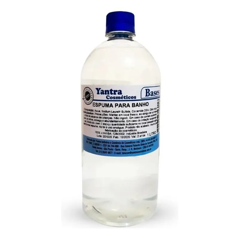 2x Espuma Para Banho 1 Litro Yantra