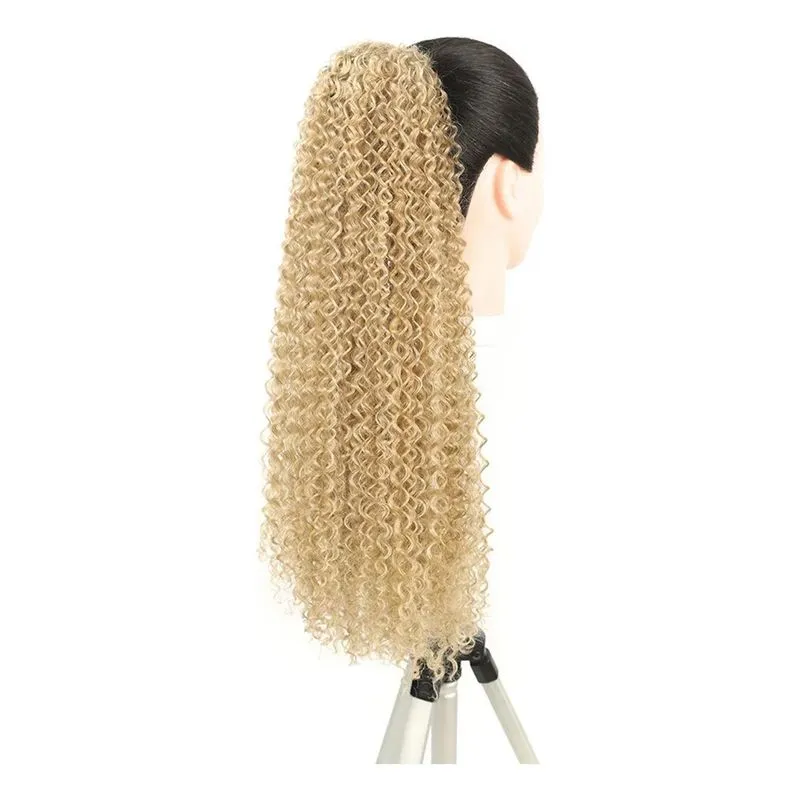 2x Rabo De Cavalo Eva 60cm Cacheado Bio Fibra Fashion Classi