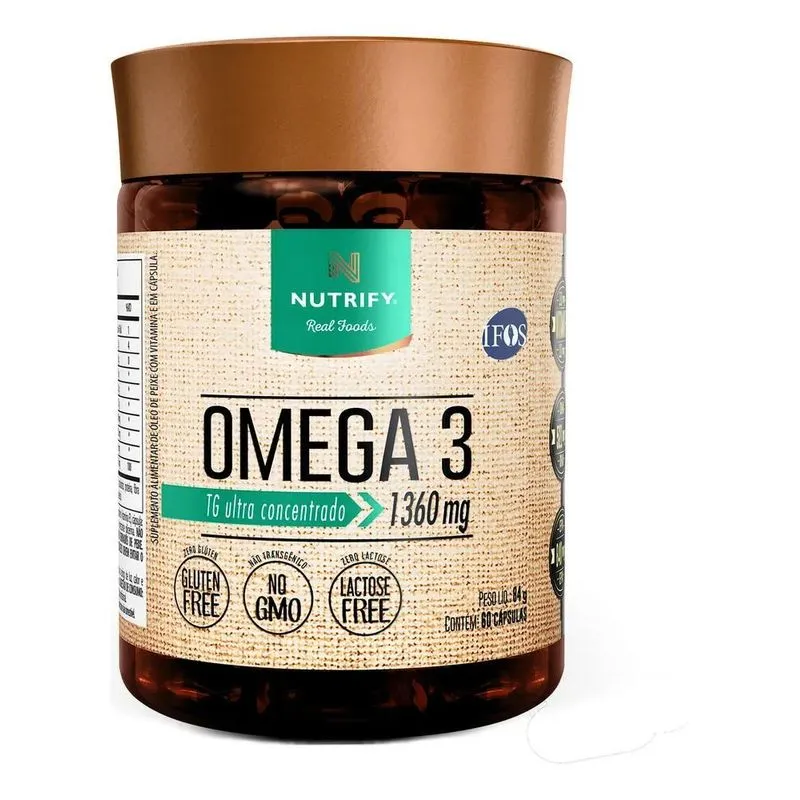 2x Suplemento Ômega 3 Tg Ultra Concentrado 60 Cápsulas - Nut