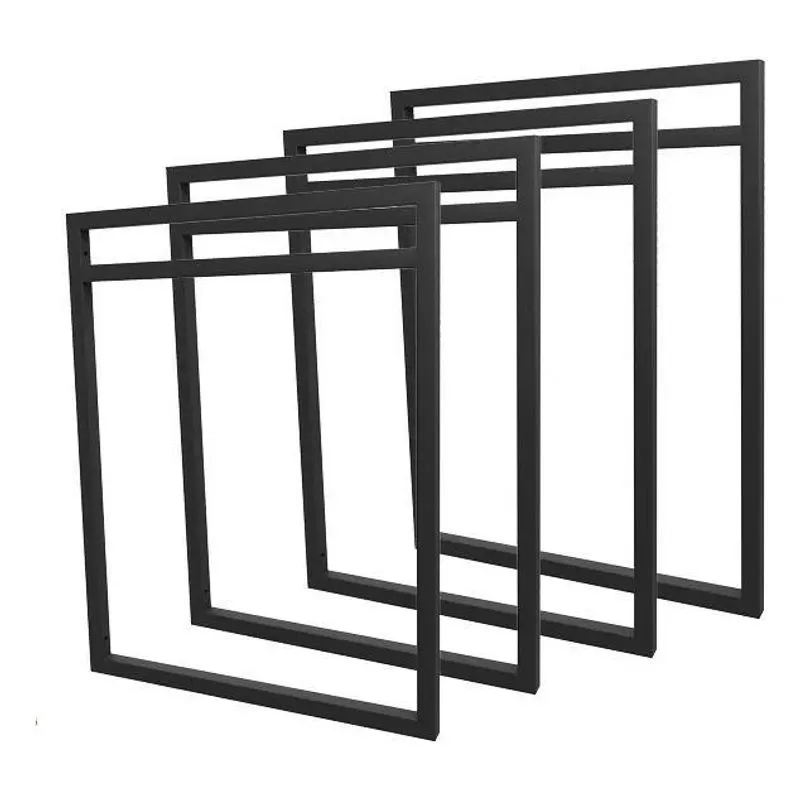 Suportes Estilo Industrial Para Prateleiras - Quarteto Preto