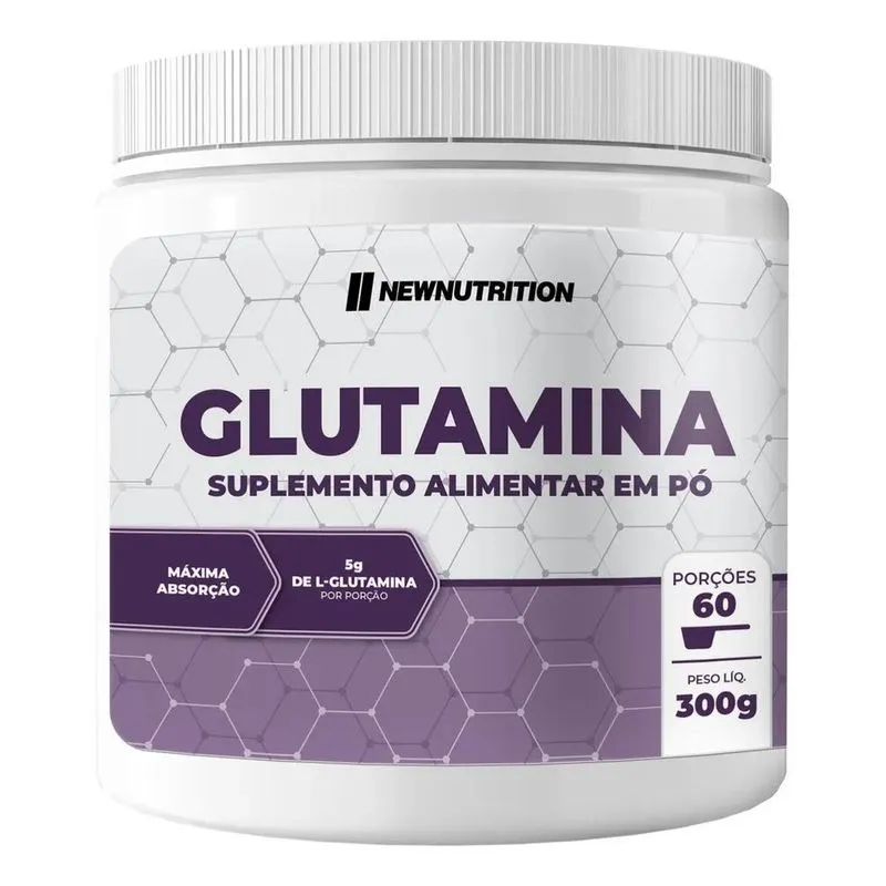 Glutamine 300g Newnutrition Sabor Natural