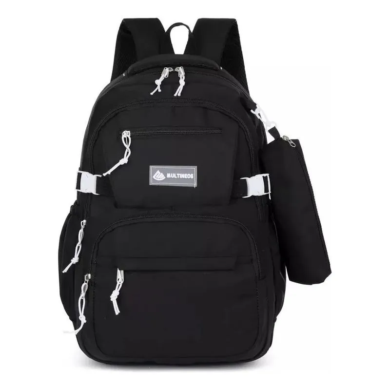 Mochila Feminina Escolar Passe Grande Capacidade Imperme Pre