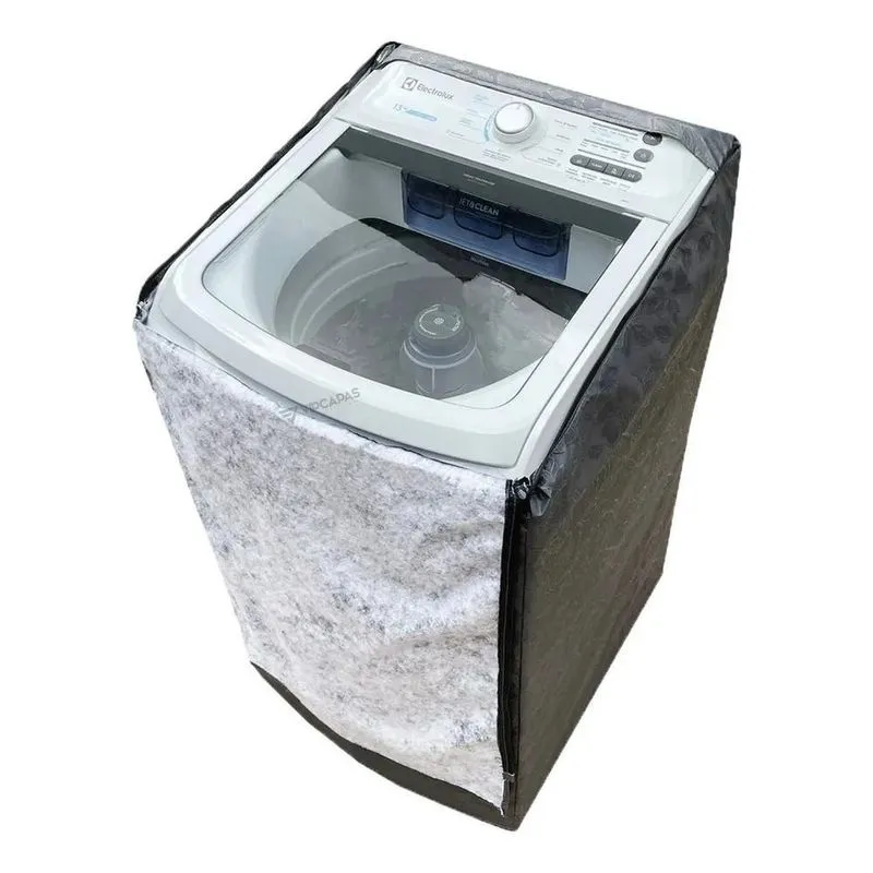 Capa Maquina De Lavar Electrolux Led 13kg E 14kg Com Grafite