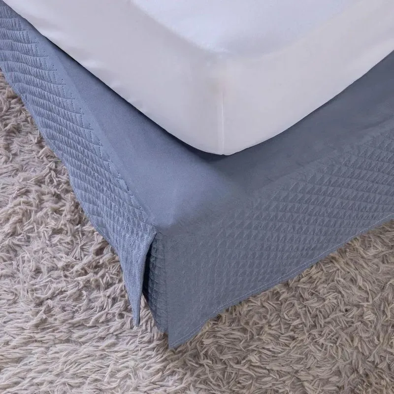 Saia Box Matelasse Ultrassonico Casal Padrão Várias C Cinza