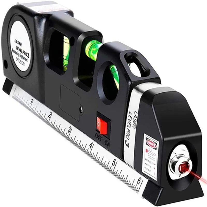 Nível Laser Estágios Nivelador Trena Level Pro3 Luatek Lv-03