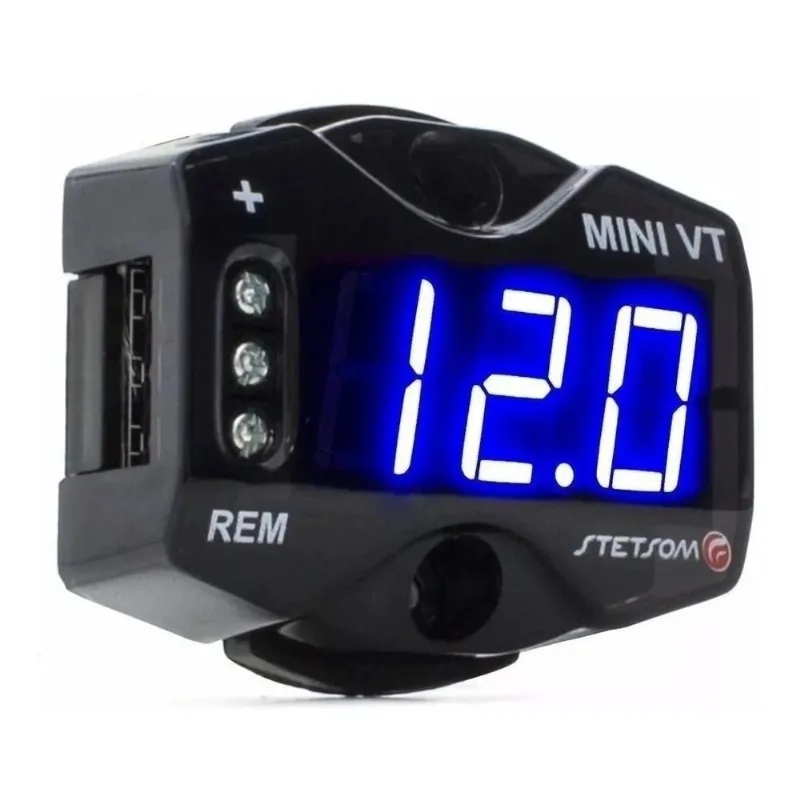 Voltimetro Mini Stetsom Vt Digital Vex1 Automotivo Novo