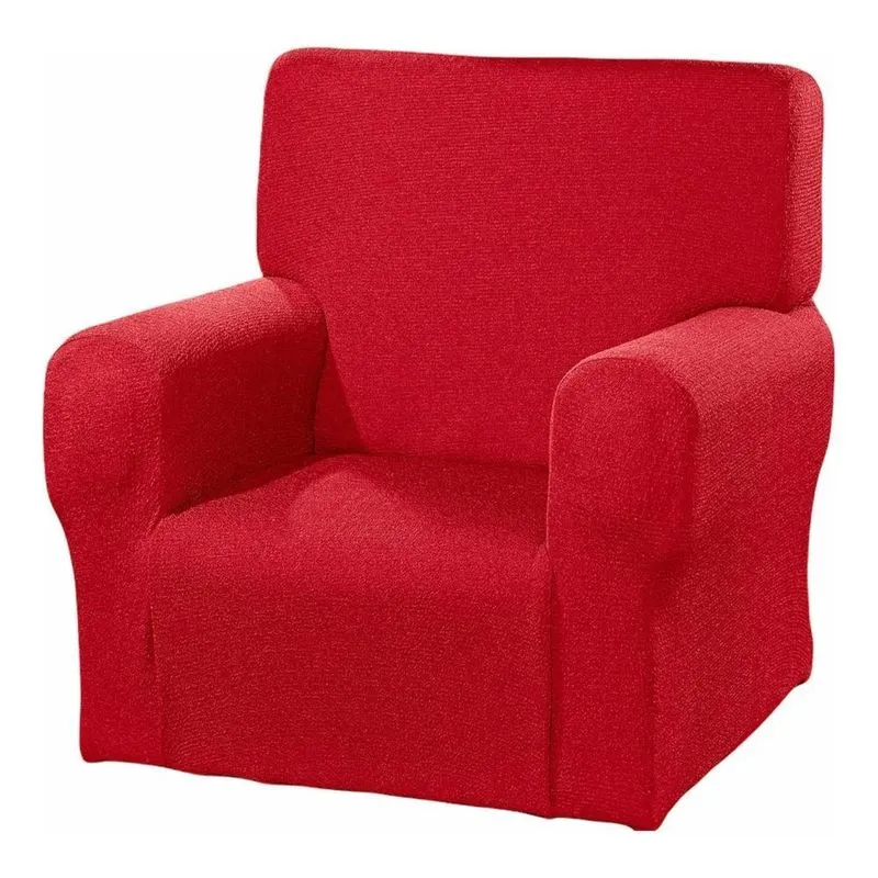 Capa De Sofá 1 Lugar King Para Poltrona Do Papai Co Vermelho