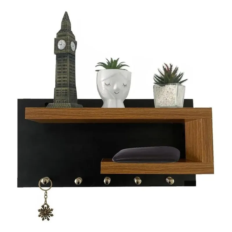 5x Suporte Porta Chaves Parede Multiuso Organizador Decorati