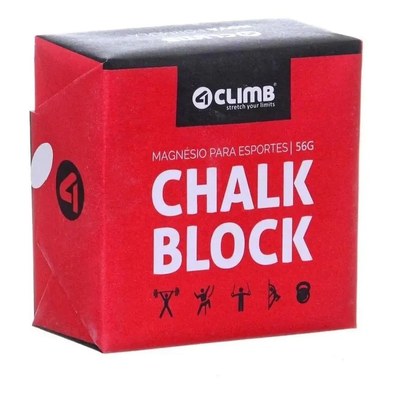 3x Magnésio Chalk Block Cross Escalada 56g - 4climb