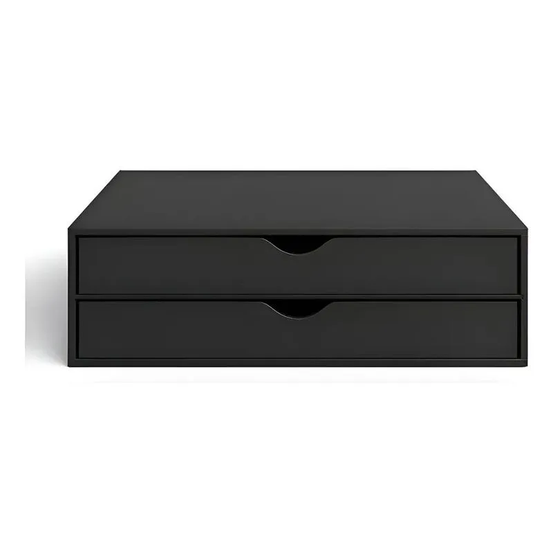 Suporte Para Monitor Mesa 2 Gavetas Ergonômico Escritório Re