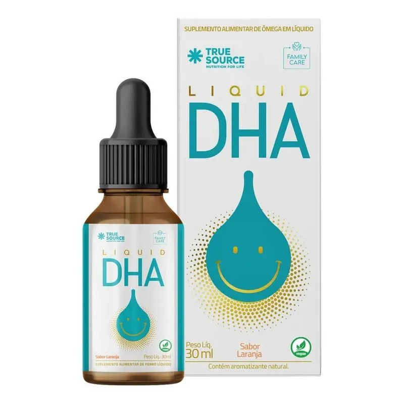 Family Care Liquid Dha 30ml Sabor Laranja - True Source