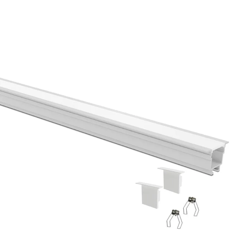 Perfil Embutir Taschibra Fita Led Vertex 24 Com 2 Metros