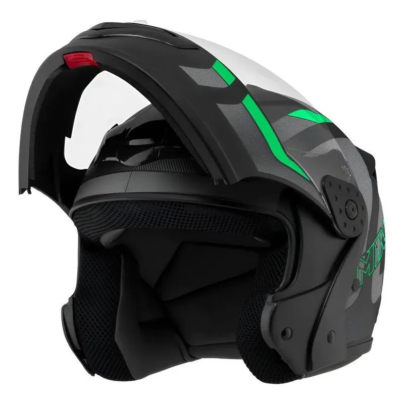 Capacete Robocop Escamoteável Fechado Mix Branco Rosa Fosco