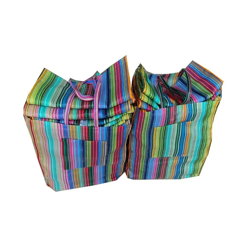Sacola De Polietileno 42x20x40cm Pacote Com 6