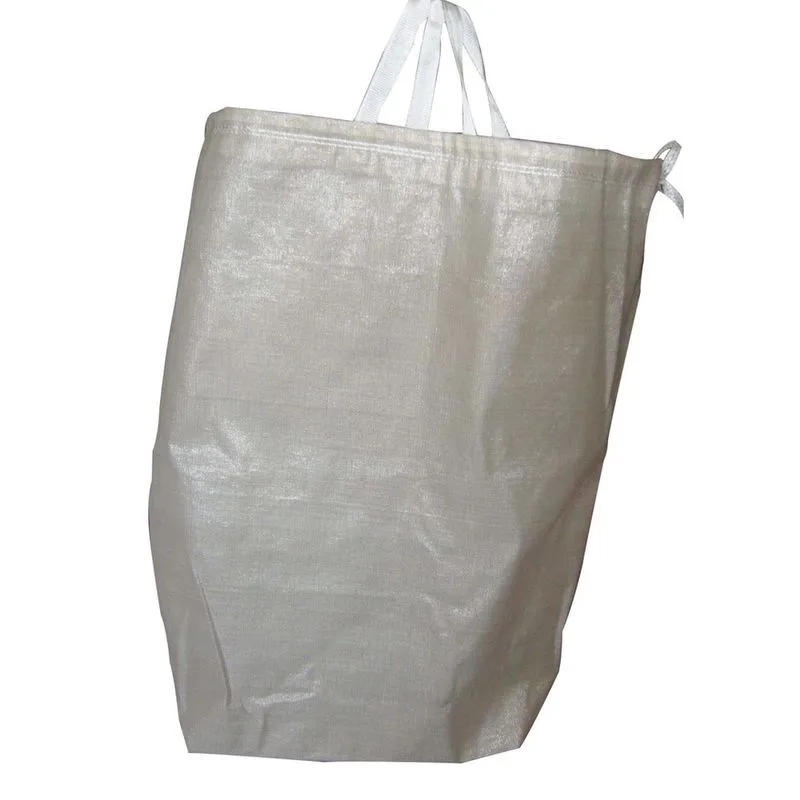 Sacos De Ráfia Lavanderia 100X90Cm Cadarço Alça Pacote Com 5