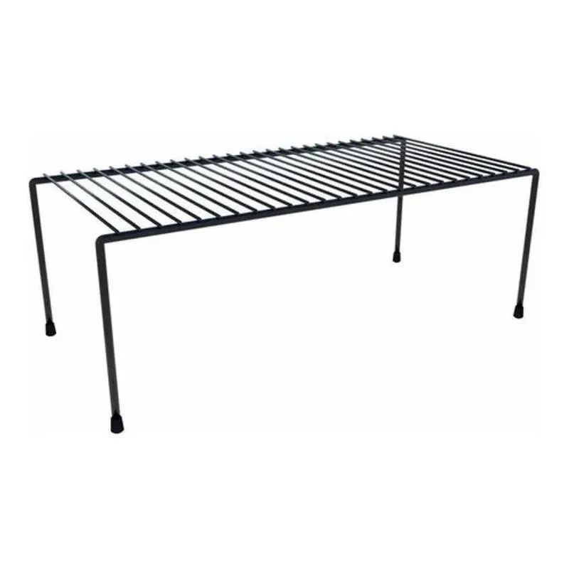 Organizador De Armário Elegance Preto - Prático Para Cozinha