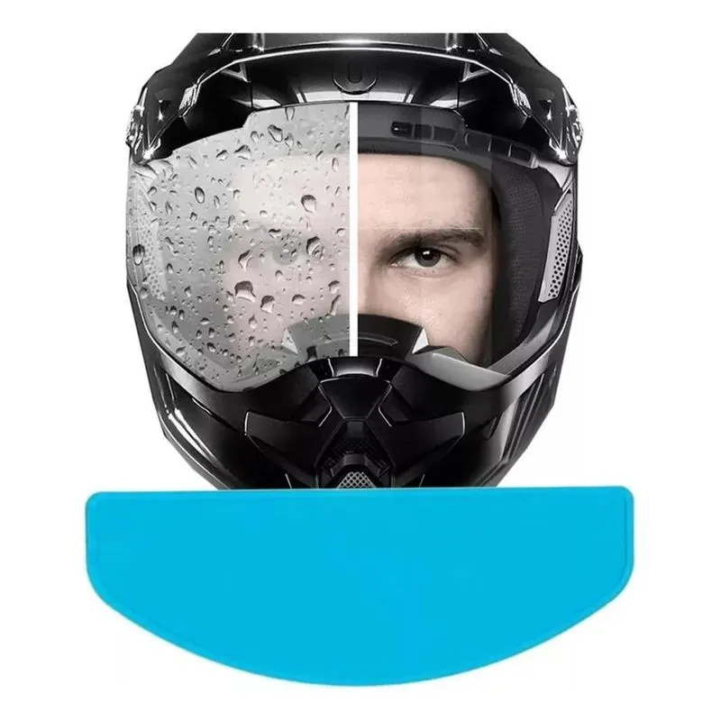 3x Película Viseira Anti Embaçante Para Capacete Tipo Pinloc