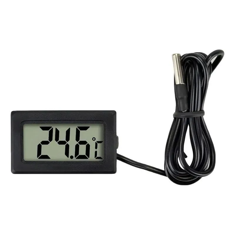 10x Medidor De Temperatura Digital Com Sensor Externo