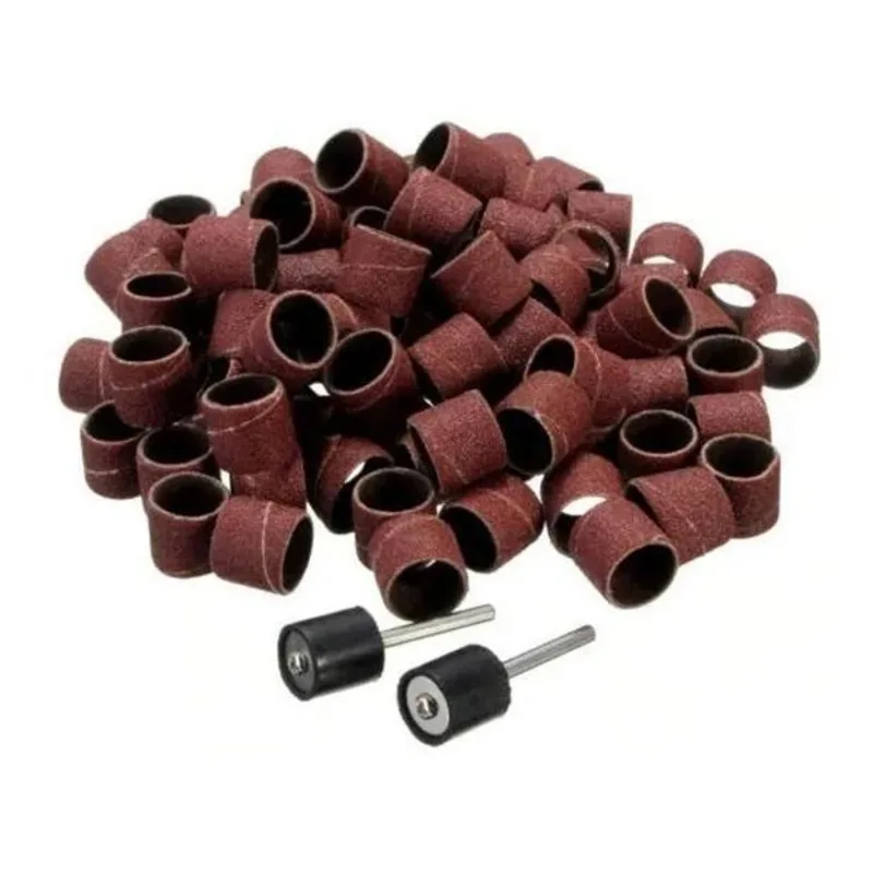 10x Lixas Para Micro Retifica Tubos 1/2 Kit 50 Peças + 1 Ma