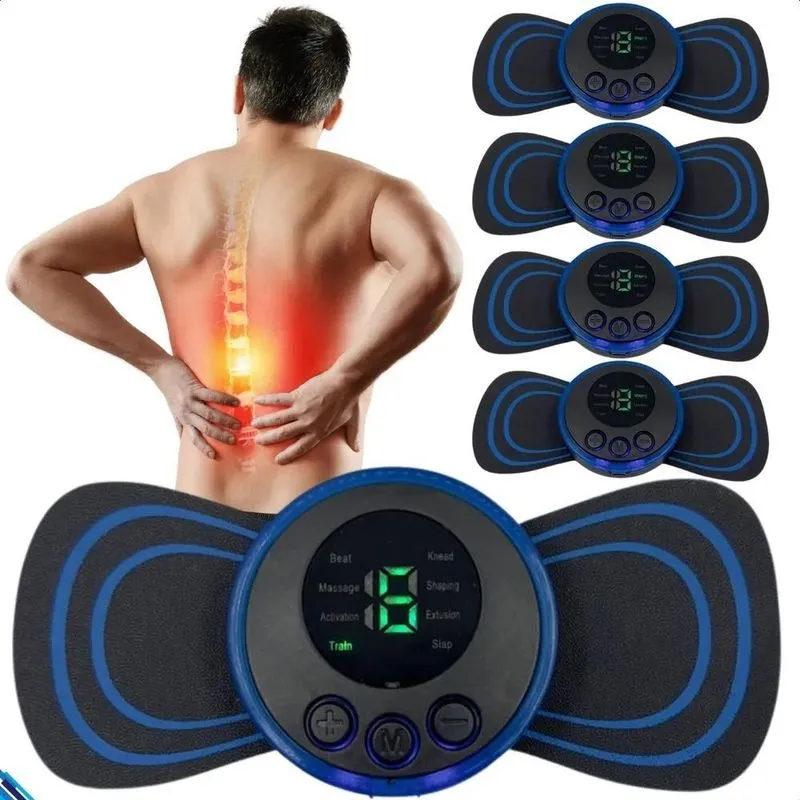 10x Kit 5 Massageador Portátil Recarregável Dor Pescoço Col