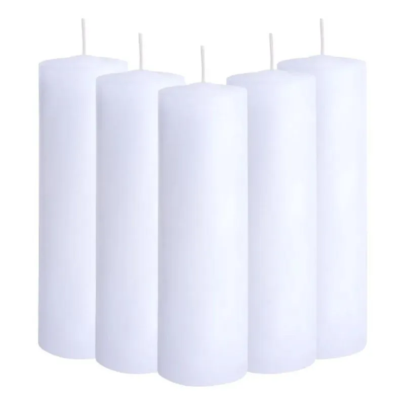 Vela Votiva 200g Branca 12 Unidades Celofane Transparente