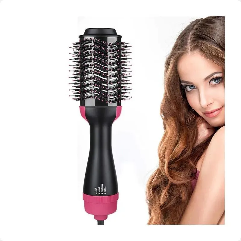 3x Escova Secadora Epsilon 4 Em 1 Profissional 1200w Seca Al