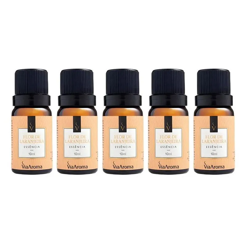 5 Essências Aromatizador Difusor Elétrico Flor De Laranjeira