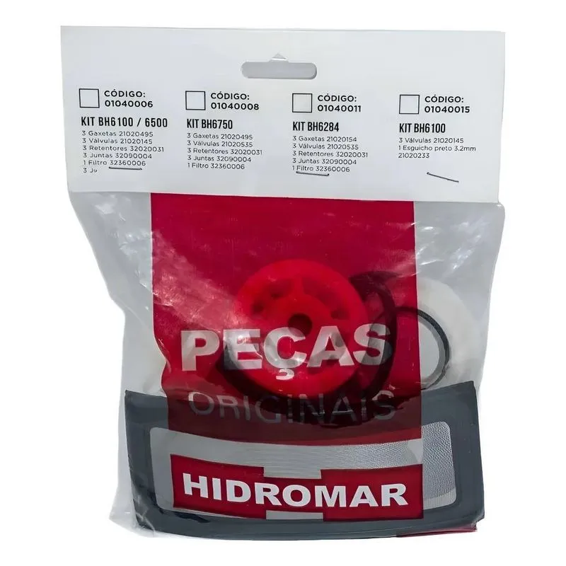 Kit Reparo Hidromar Bh Lavadoras 28 Mm Moderna
