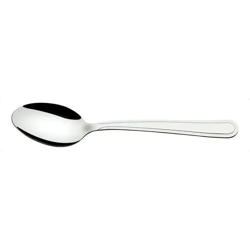 10x Colher Para Sobremesa Em Aço Inox Tramontina Búzios Cor