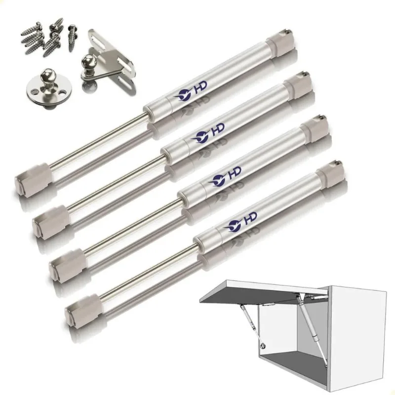 2x Amortecedor 120n Pistão Gás Armário Cozinha Kit 4 Unidade