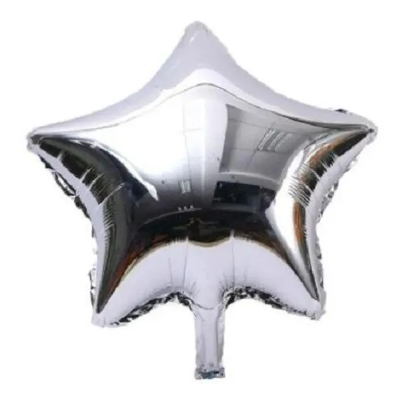 10 Balão Metalizado 10 Polegadas 22cm Diversos Modelos Cor E