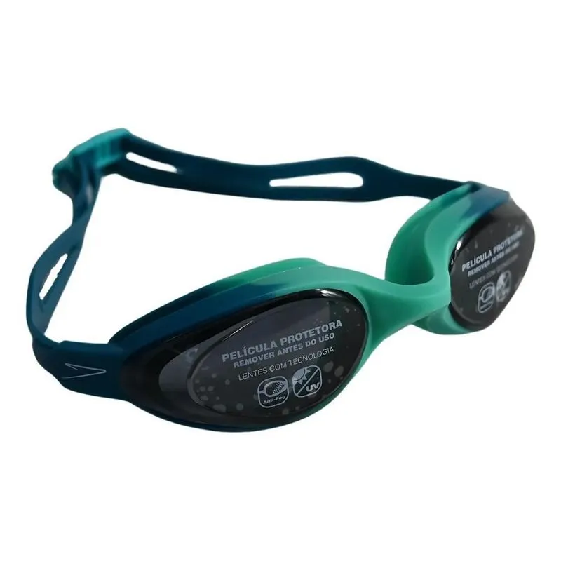 Óculos Natação Speedo Hydrovision UV Antiembaçamento Ad Verd