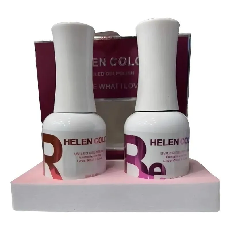 3x Kit Francesinha Helen Color 18ml Esmalte Em Gel
