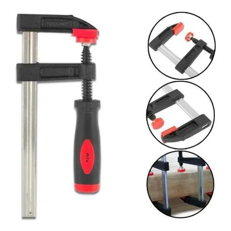 10x Kit 2 Unidades Grampo Sargento Marceneiro 12pol 300mm T