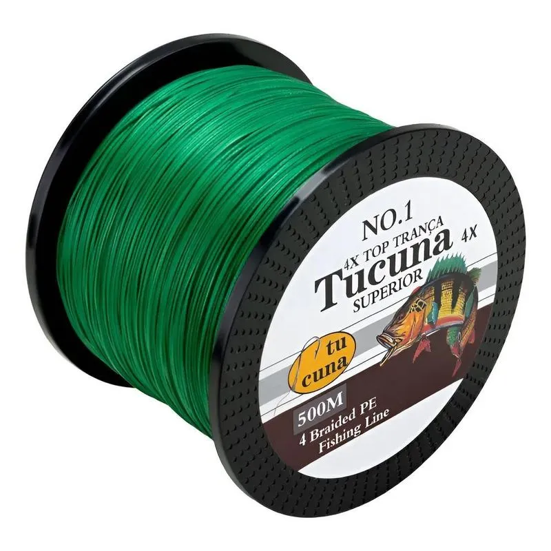 Linha Multifilamento Colorida Tucuna 0,16mm Fina, 19lbs 8,6