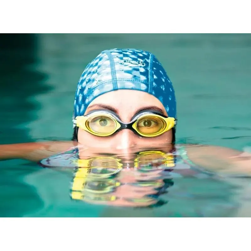 Touca De Natação Speedo Comfort 3D Cap Impermeável Azul