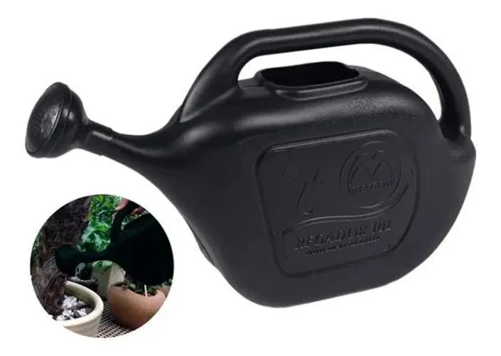 2x Regador Para Jardinagem De Plástico 5 Litros Metasul Cor