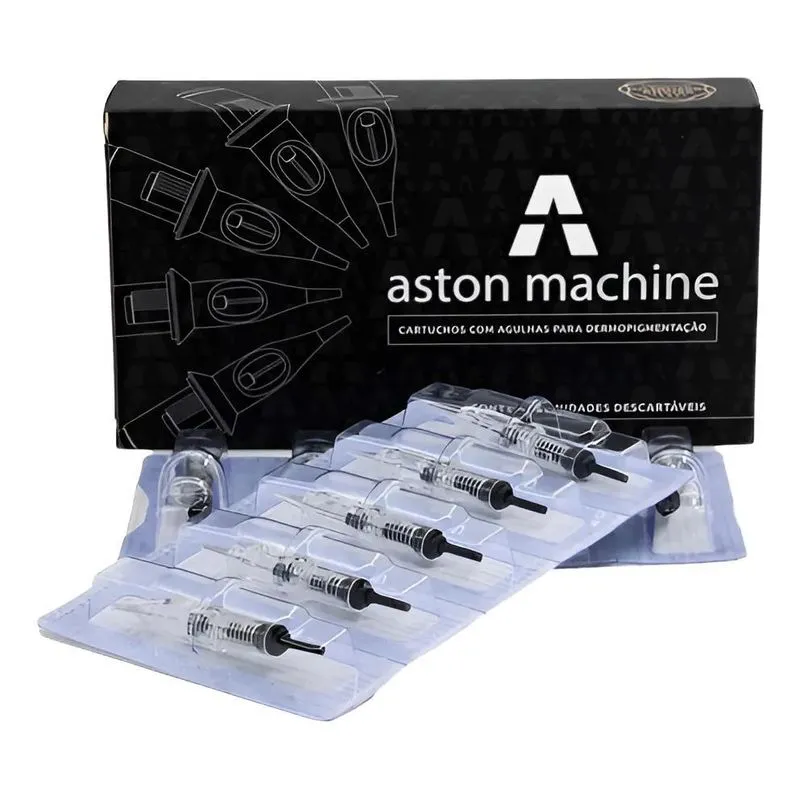 5x 10 Agulhas Aston Encaixe Fácil 1rl Ponta 0.30mm - Anvisa