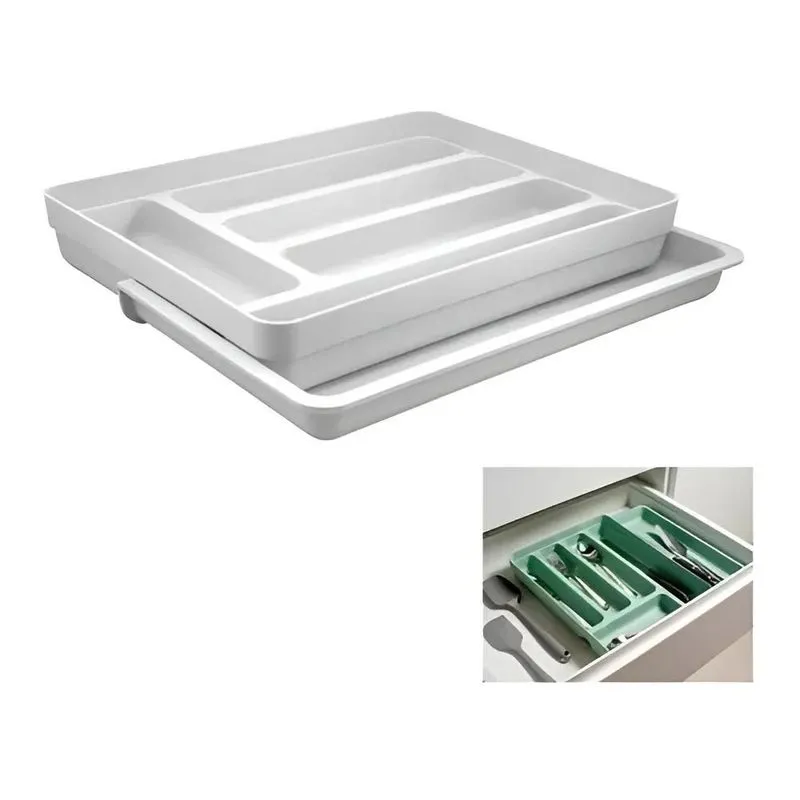 Organizador Divisor Porta Talheres Extensível Cozinha Gaveta