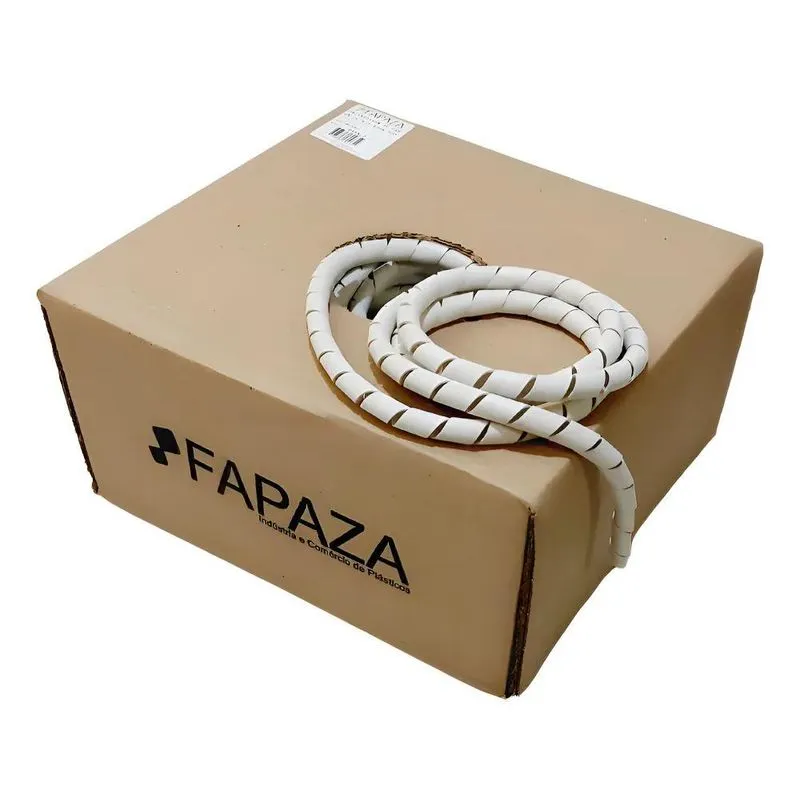 Fapaza Organizador De Cabos Espiral 1/2 Polegada Com 50 Metr