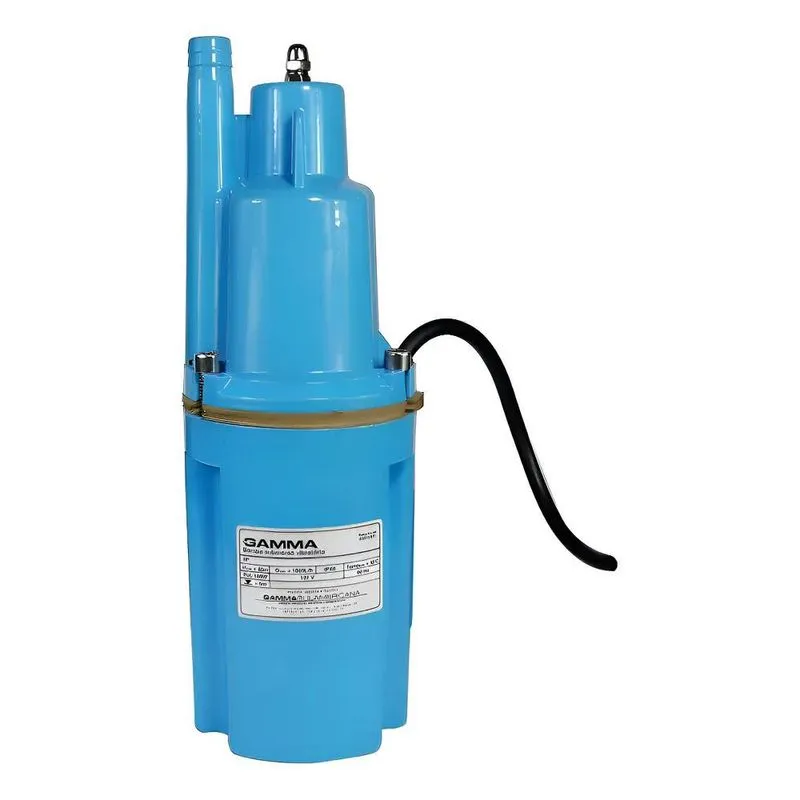 Bomba Submersa Poço D'Agua Vibratória Gamma 180w 40mca Volta
