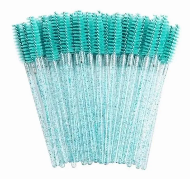 Kit 50 Escovinhas Descartáveis Cílios Sobrancelhas