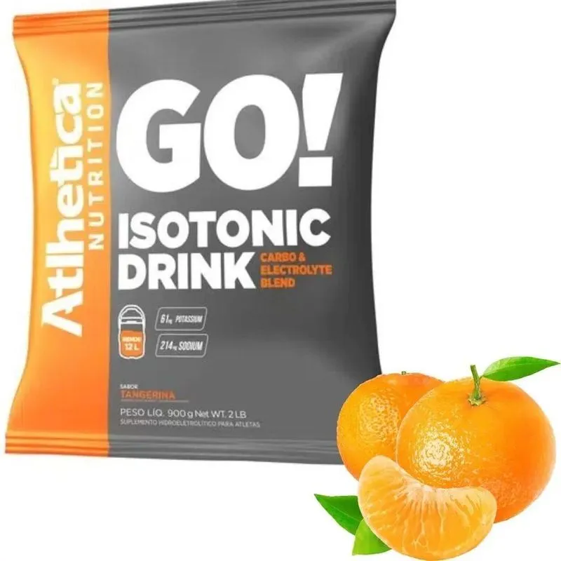 Isotonico Isotonic Drink 900g Go Atlhetica Repositor 30doses