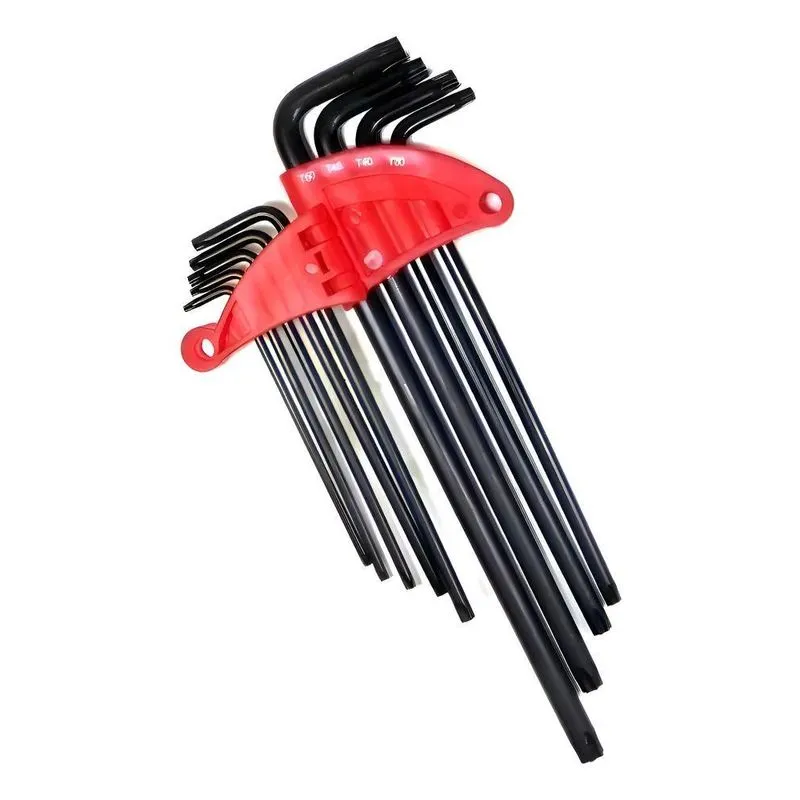 Jogo De Chaves Torx Longa Com 09 Peças Corneta 3125053