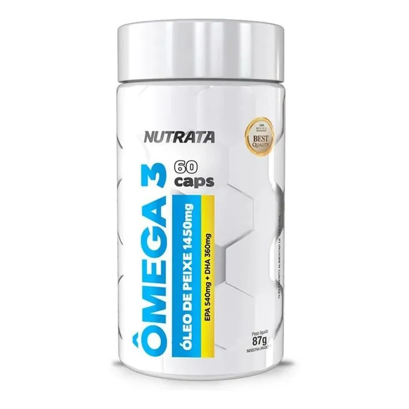 3x Ômega 3 Odorless 1000mg - 60 Cápsulas - Nutrata