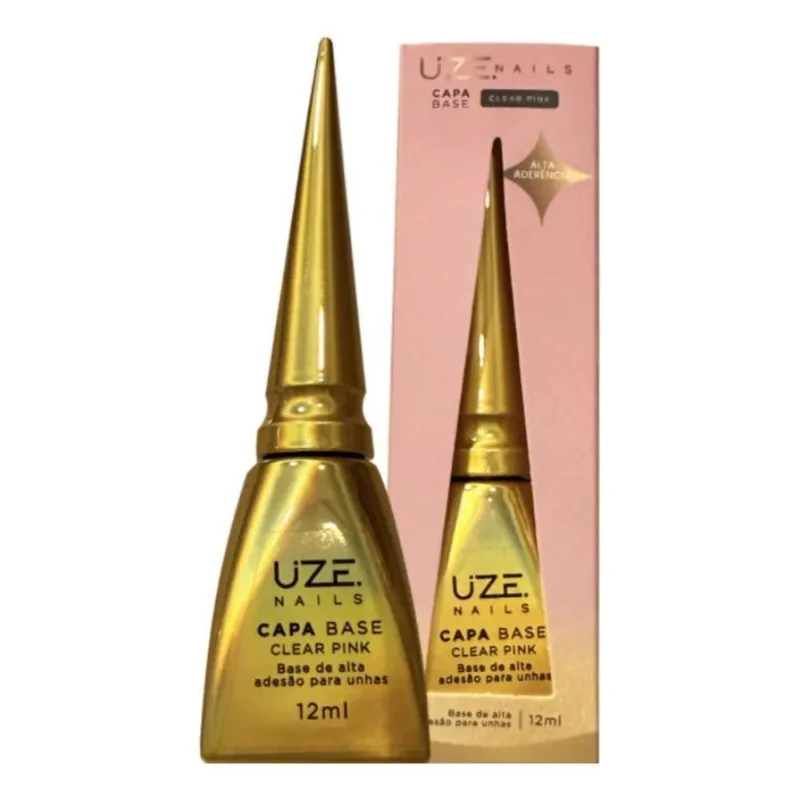 Capa Base Clear Pink 12ml - Uze Nails