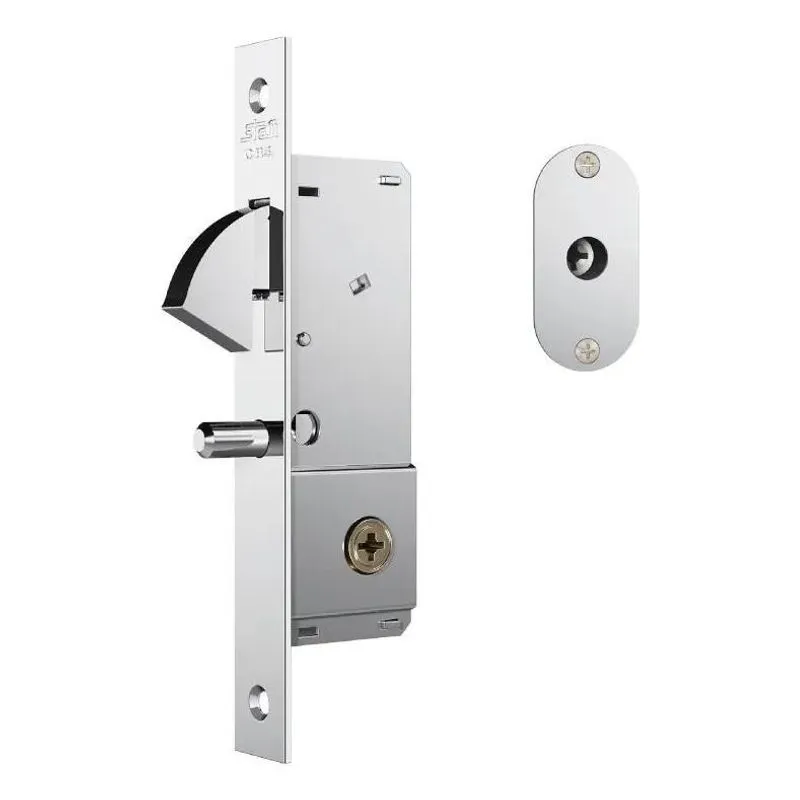 10x Fechadura 1940 Tetra Porta De Correr Bico Papagaio Inox