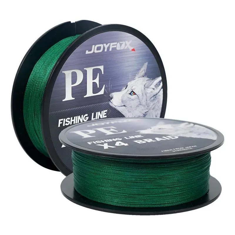 Linha De Pesca Joyfox Multifilamento 4 Fio Verde 500m 4x 0.30